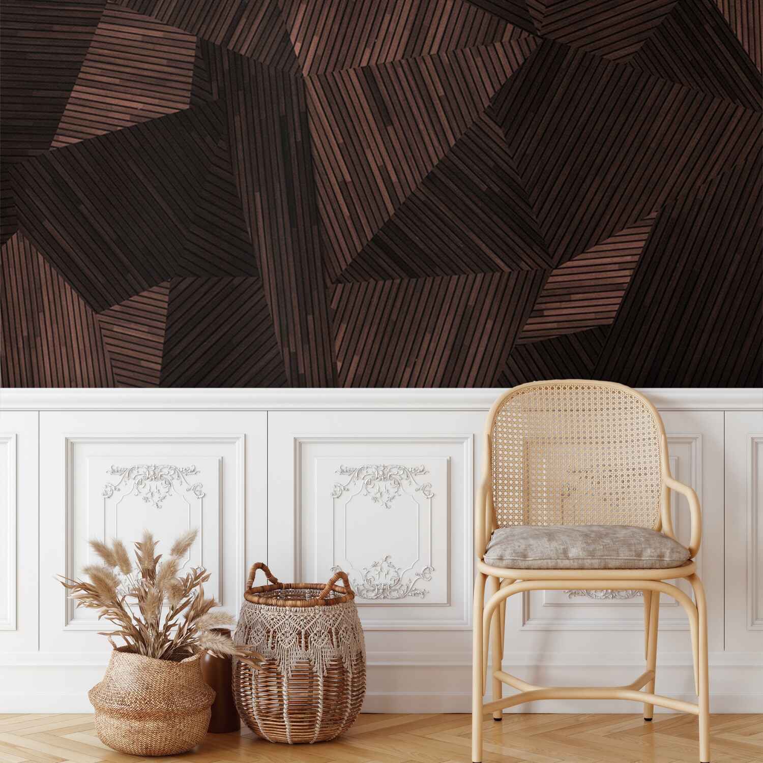 Herringbone Haven Black