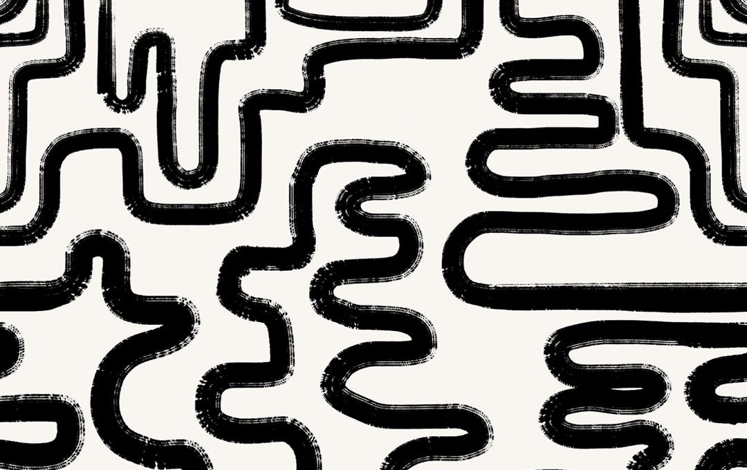 Dynamic Maze Black and White Sample