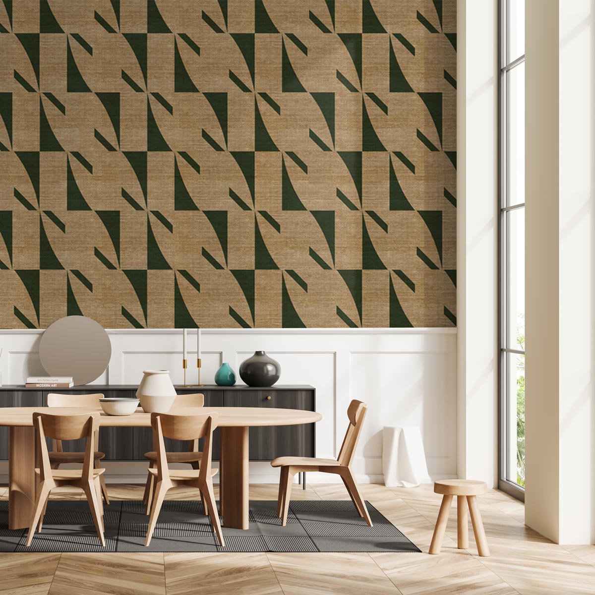 Harringbone Harmony Green