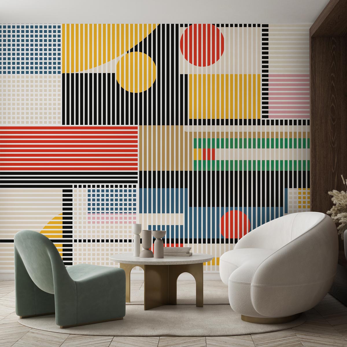 Modern Multicolor Mosaic