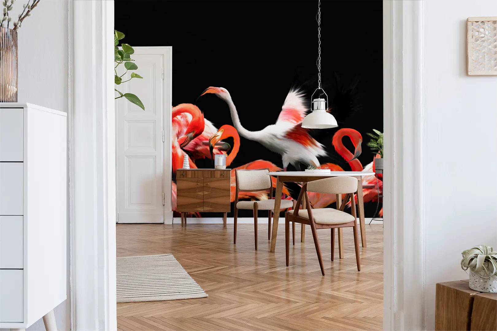 Flamingo fête svart