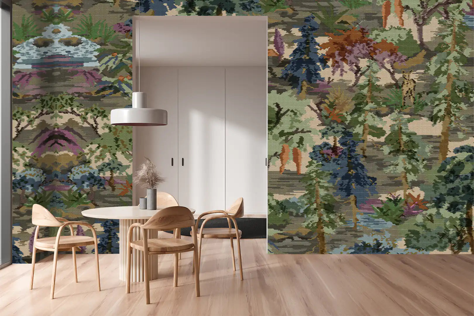 Enchathed Forest Tapestry Multicolor