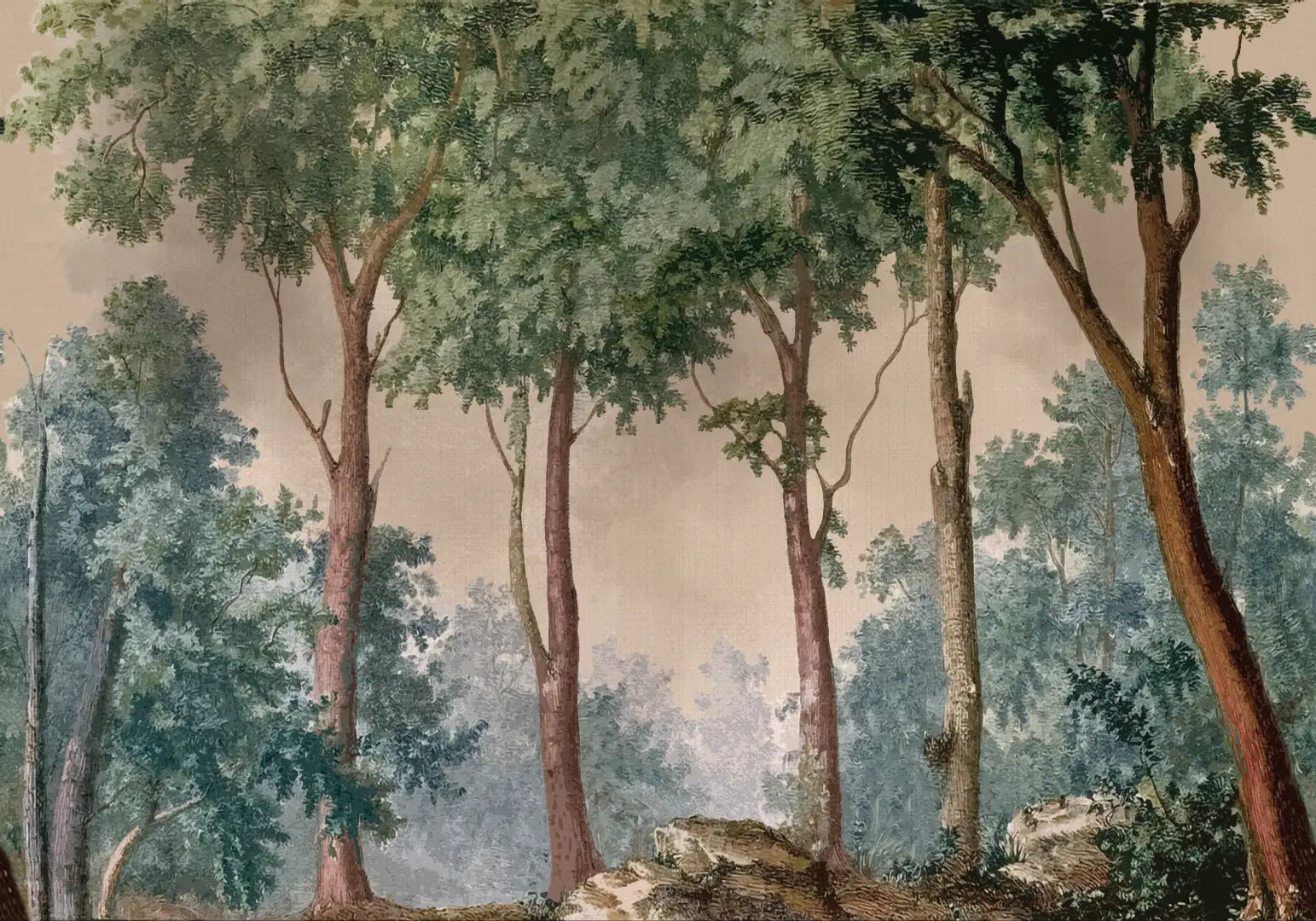 Forest Wallcovering Panorama Multicolor