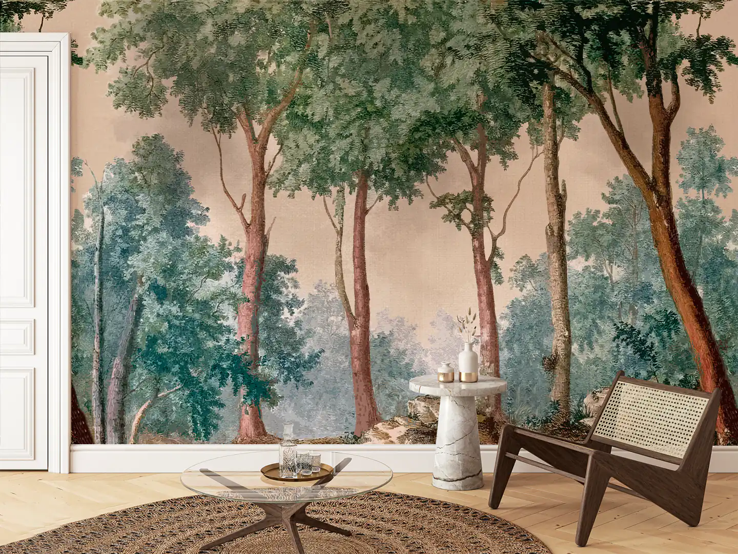 Forest Wallcovering Panorama Multicolor