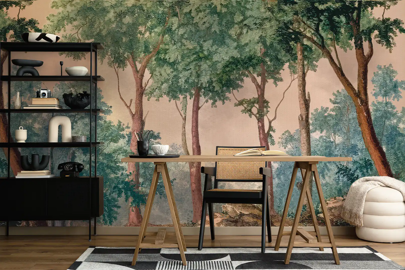 Forest Wallcovering Panorama Multicolor