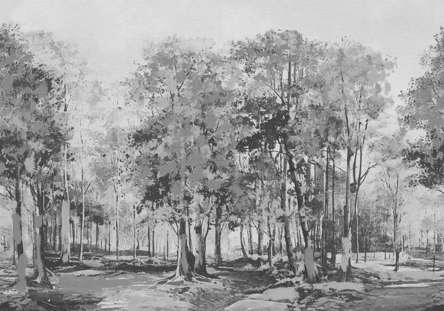 Muestra de Bosque Pintoresco Gris