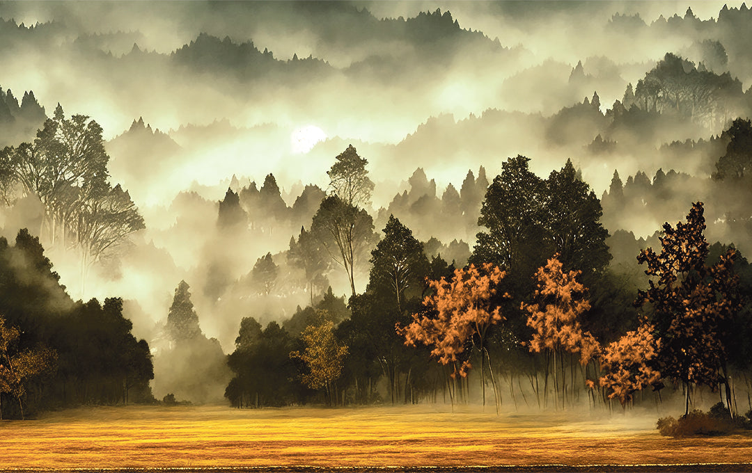 Misty Ridge Πολύση πανοραμικό δείγμα