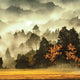 Misty Ridge Multicolor Panorama