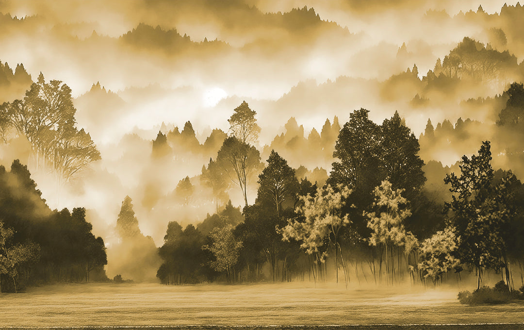 Panorama jaune Misty Ridge