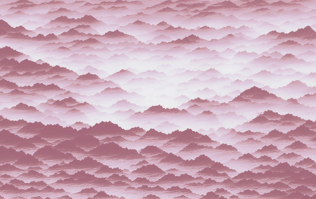 Misty Peaks Pink Sample