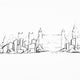 Lond City Sketch Black and White