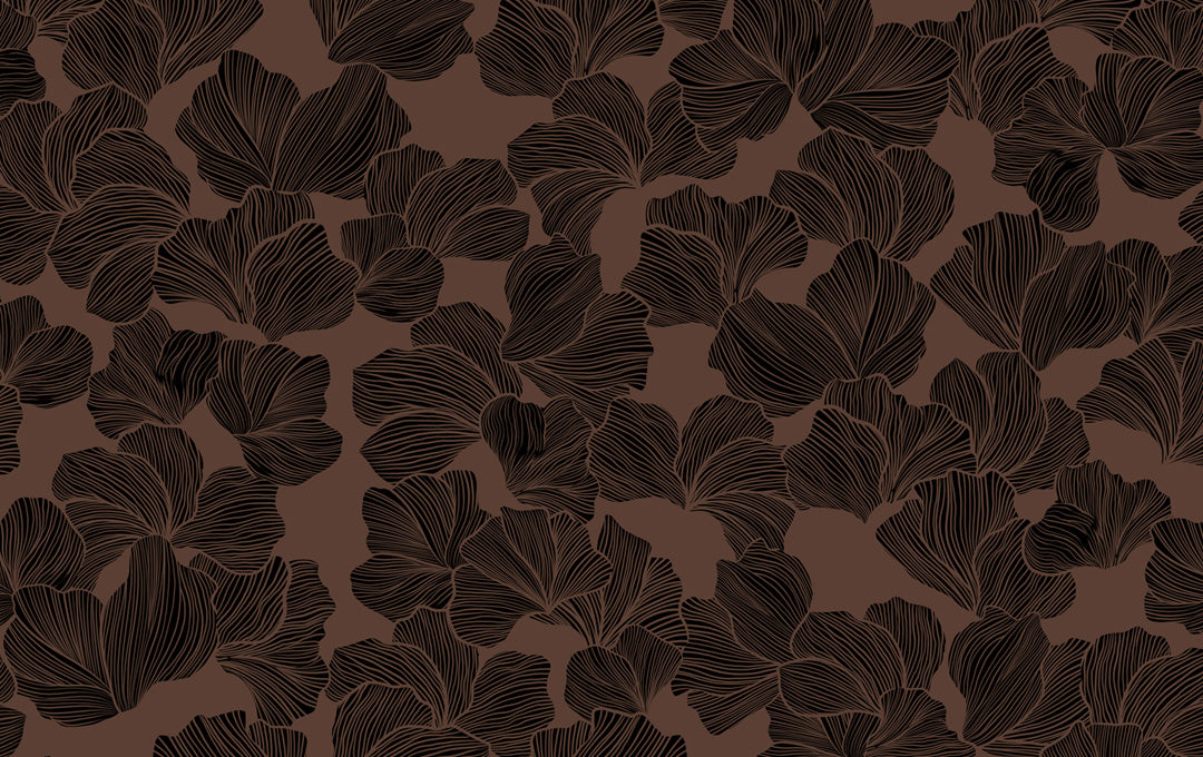 Brown ink flora sample