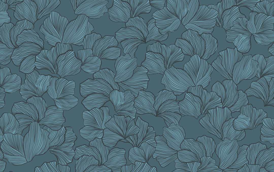 Blue ink flora sample