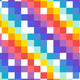 Colorful Mosaic Multicolor