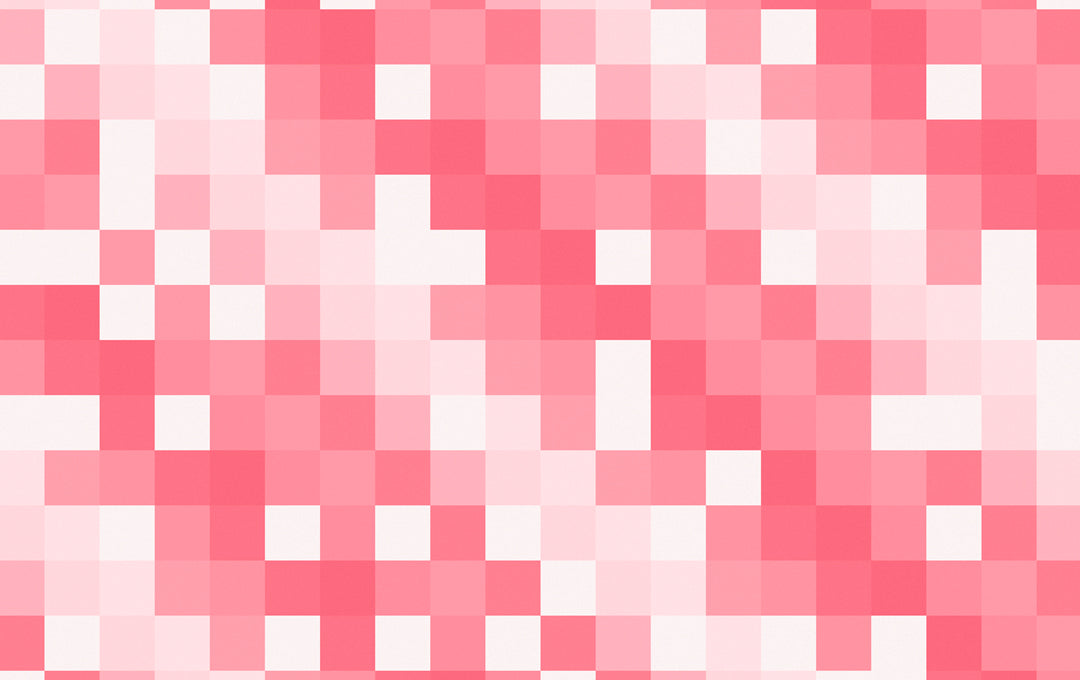 Amostra colorida em mosaico rosa