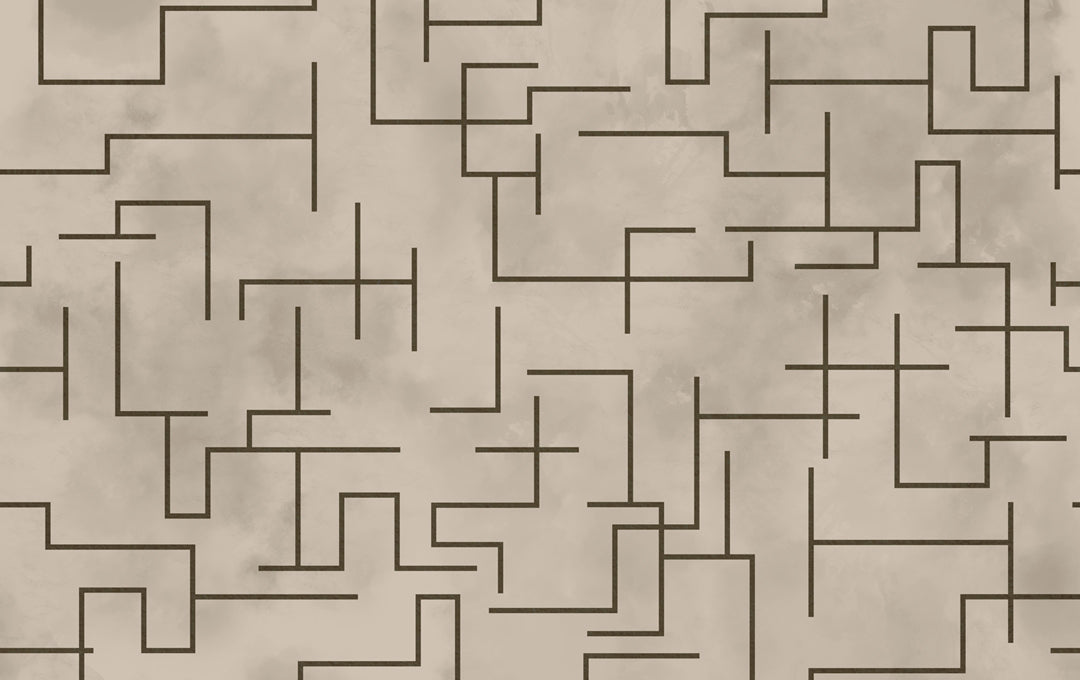 Kultainen labyrintti beige -näyte