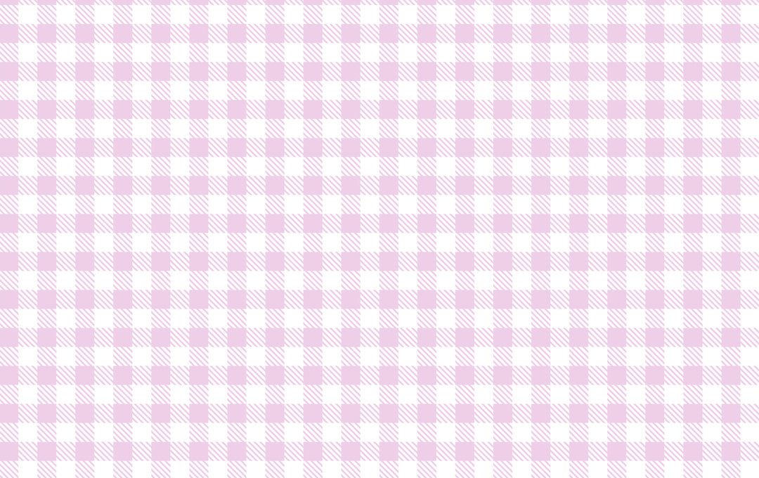 Gingham Charm Rosa 샘플