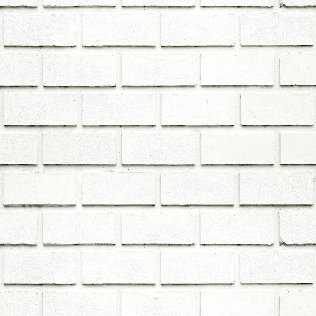 Sleek White Brick White Sample