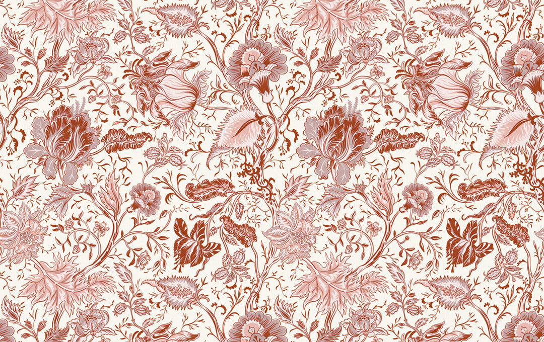 Δείγμα chintz reverie rosa