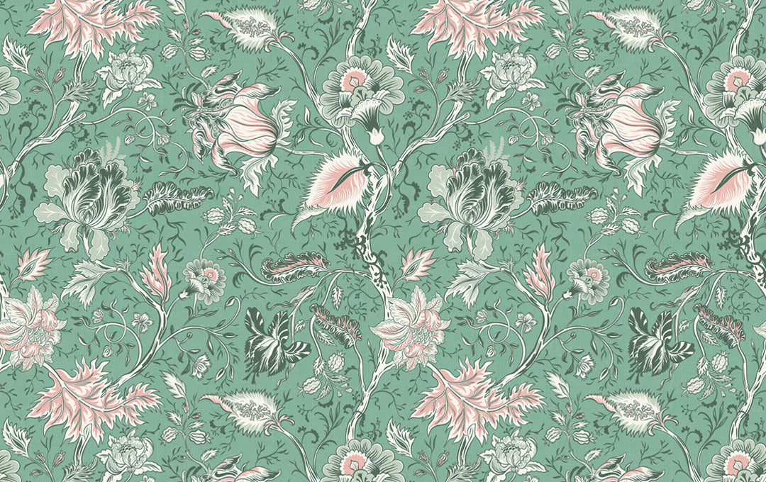 Chintz reverie zöld minta