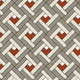 Geometrische Herzen Beige