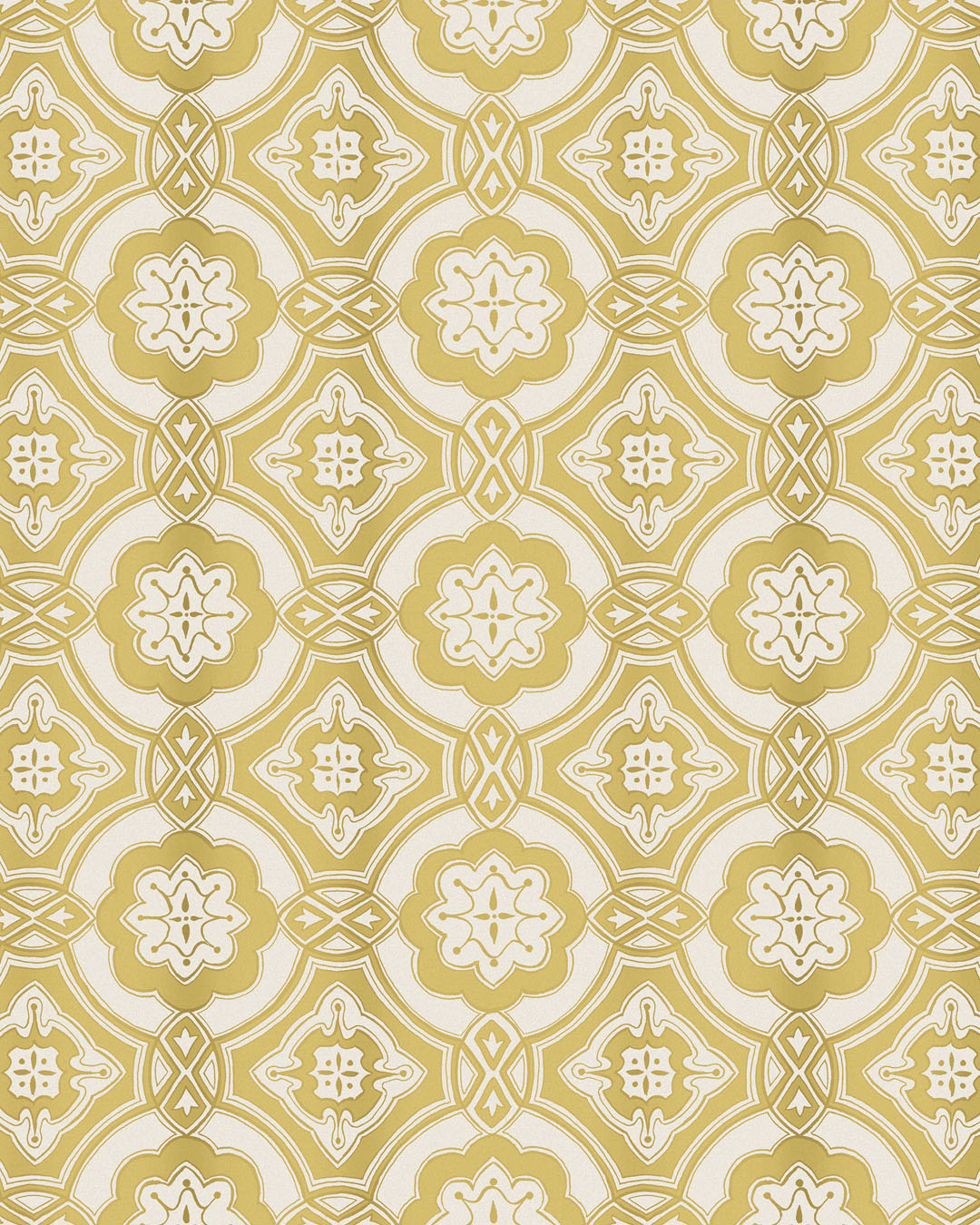 Octagonal golden tiles