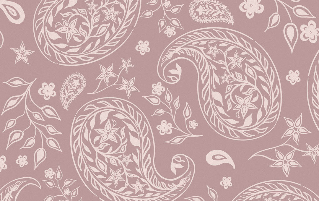 Muestra de Paisley Bandana Rosa