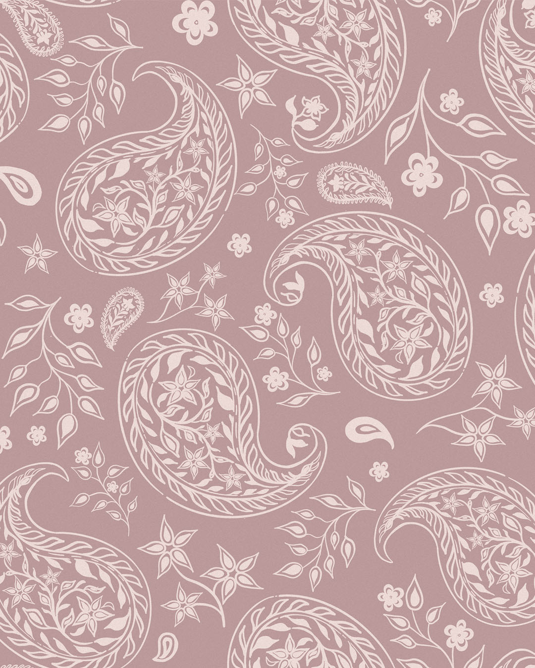 Muestra de Paisley Bandana Rosa