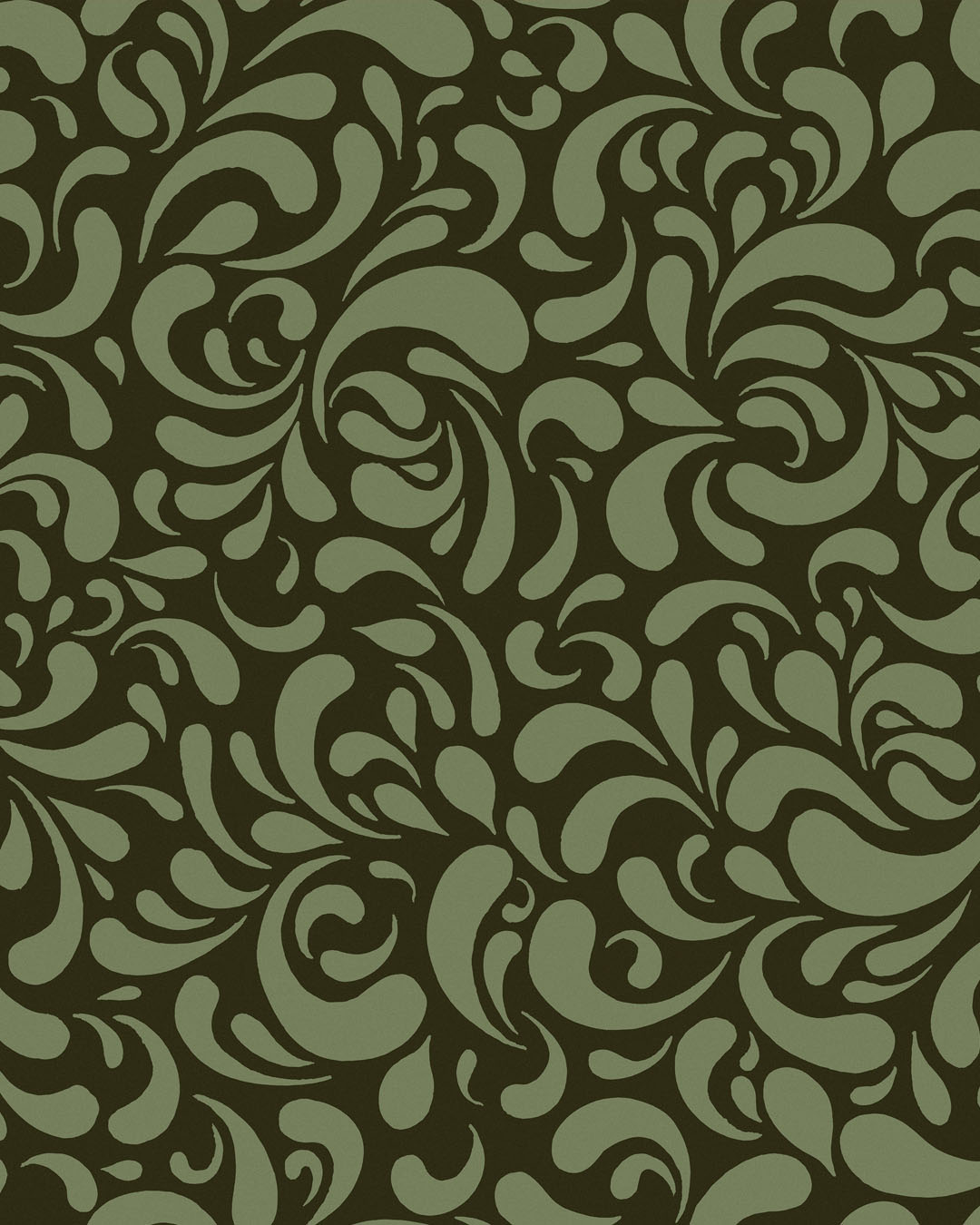 Pop Paisley green