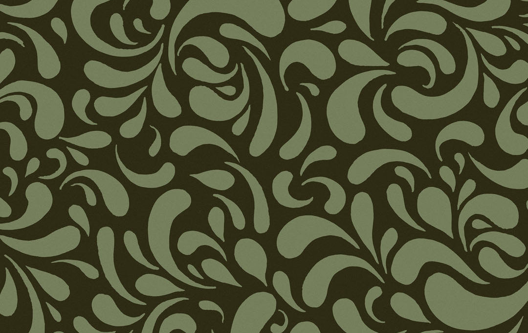 Pop Paisley Green Sample